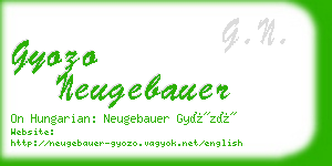 gyozo neugebauer business card